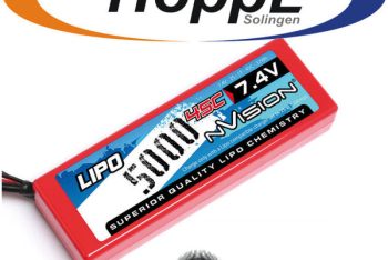 NVISION SPORT LIPO 5000 45C 7.4V 2S - DEAN - NVO1111